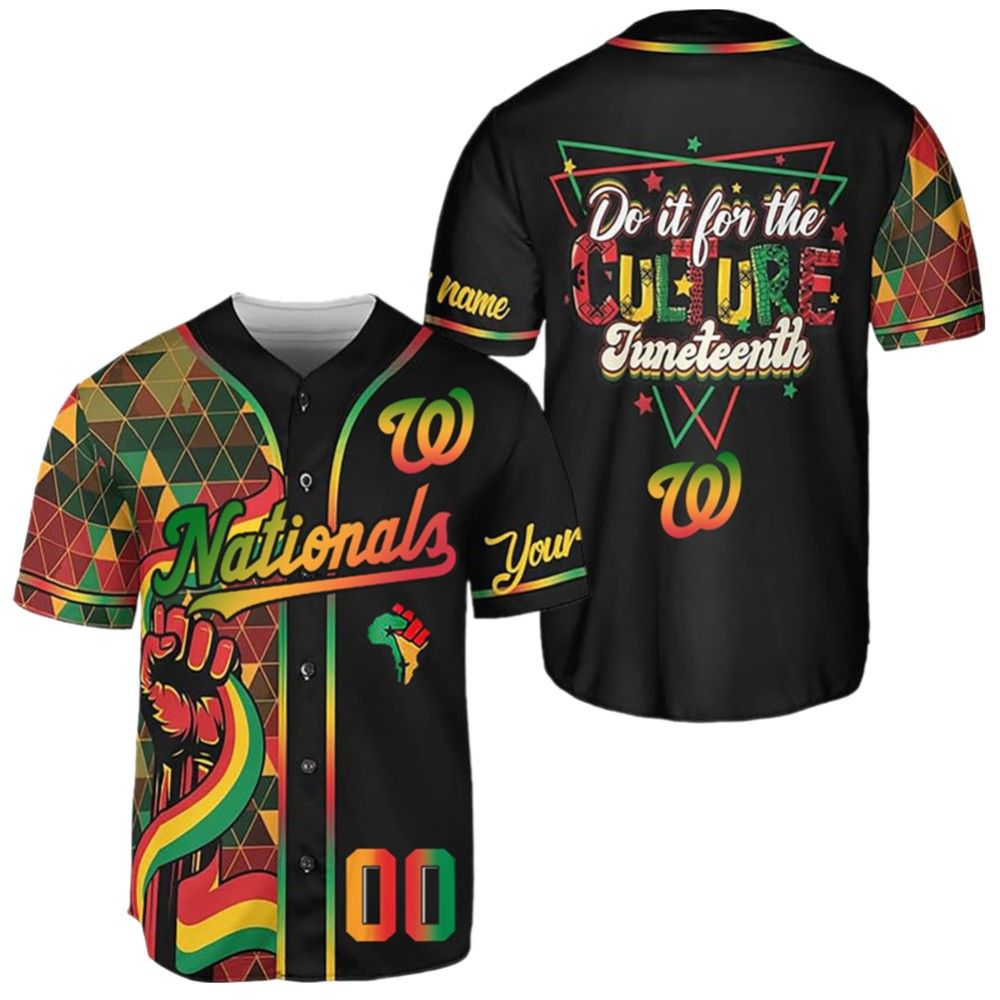2025 Nationals Juneteenth Day Jersey - Grishko.com