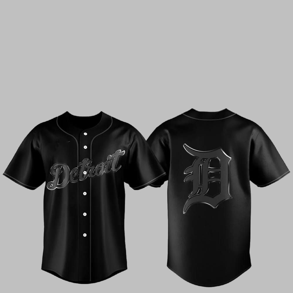 2025 Tigers Back In Black Jersey - Grishko.com