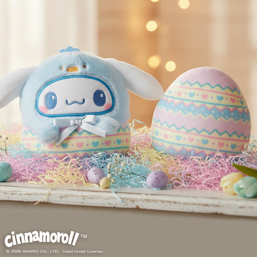 Easter Egg Cinnamoroll 4" Reversible Plushie