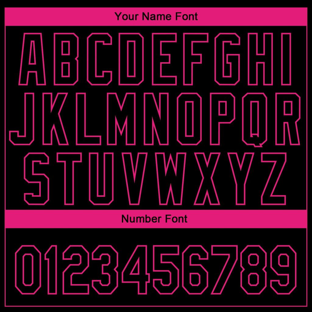 Custom Black Hot Pink-White 3D Pink Ribbon Breast Cancer Awareness Month Women Health Care Support Authentic Baseball Jersey