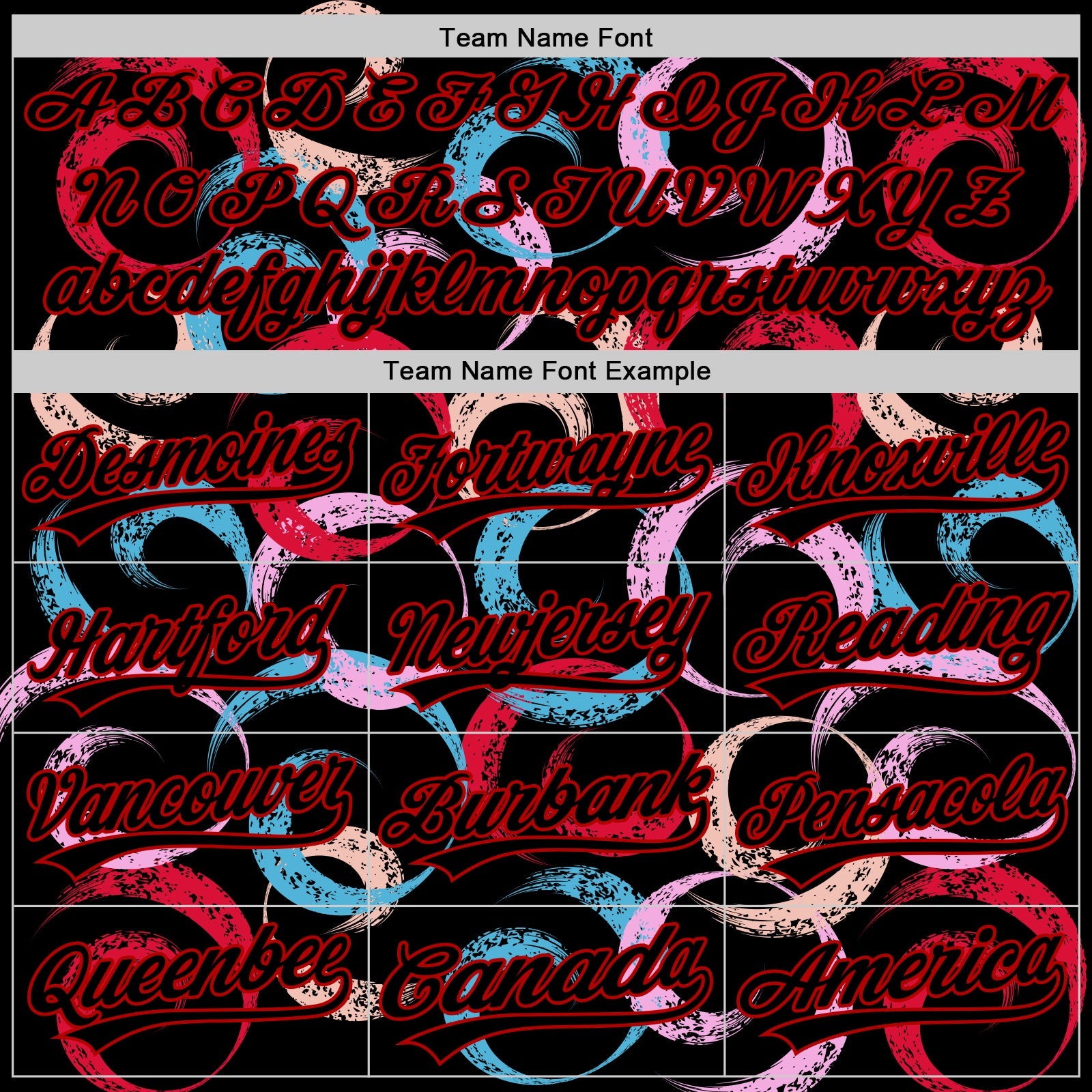 Custom Black Red 3D Pattern Design Abstract Grunge Art Authentic Baseball Jersey