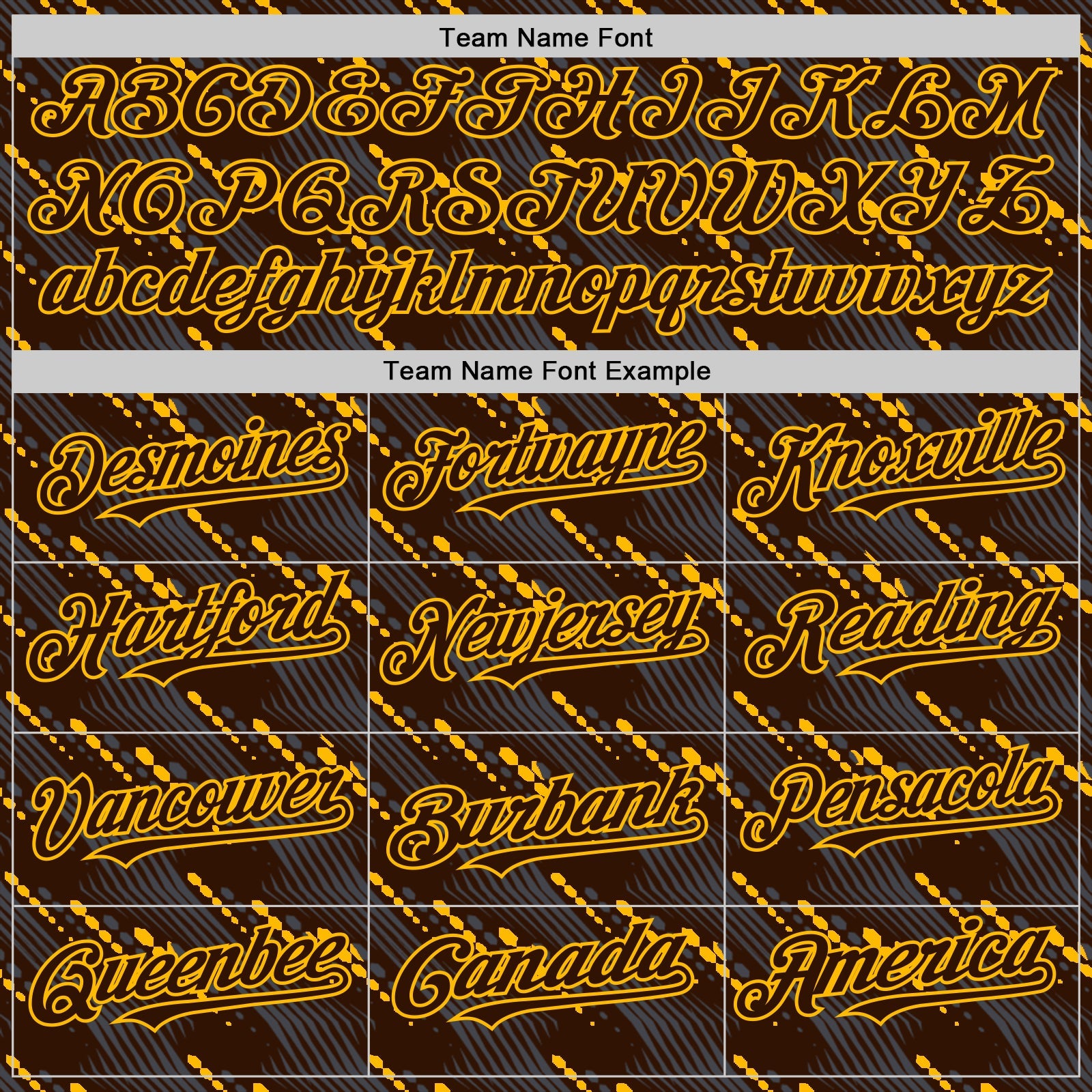 Custom Brown Gold 3D Pattern Design Slant Lines Authentic Baseball Jersey