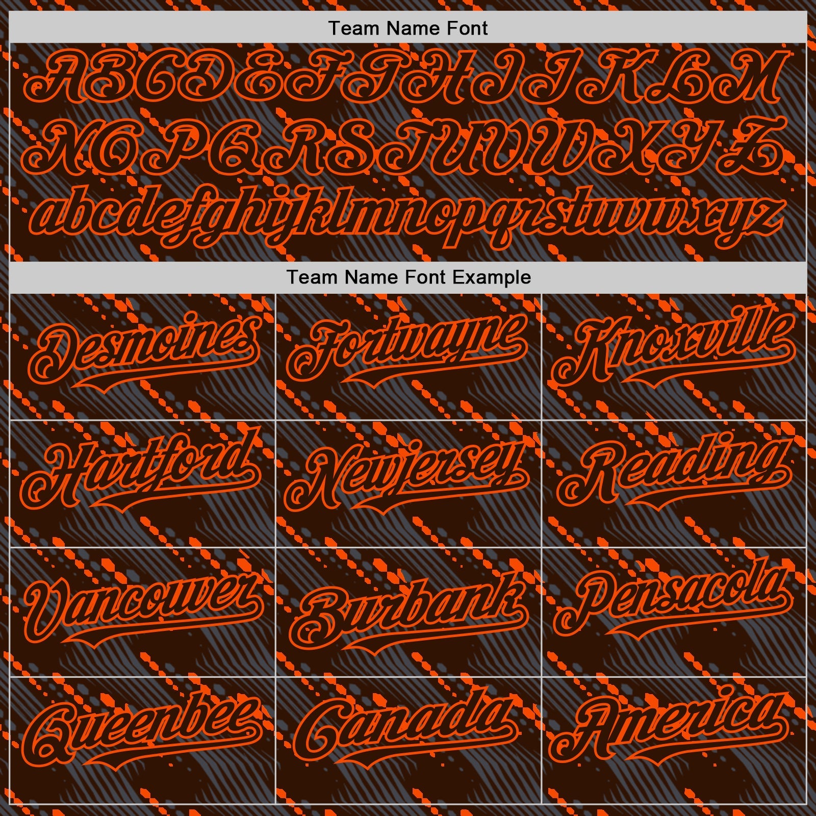 Custom Brown Orange 3D Pattern Design Slant Lines Authentic Baseball Jersey