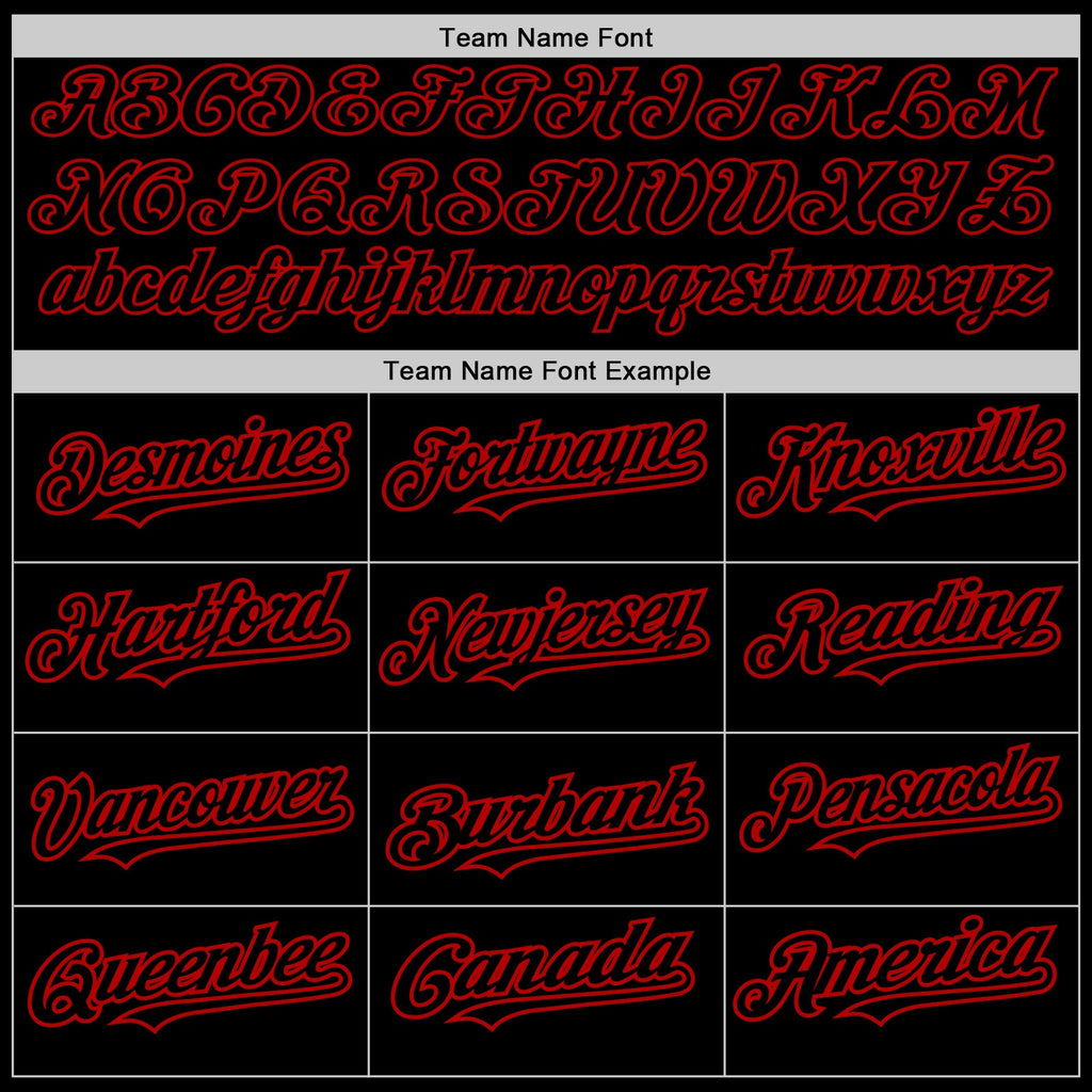 Custom Black Red 3D Pattern Design Abstract Splatter Grunge Art Authentic Baseball Jersey