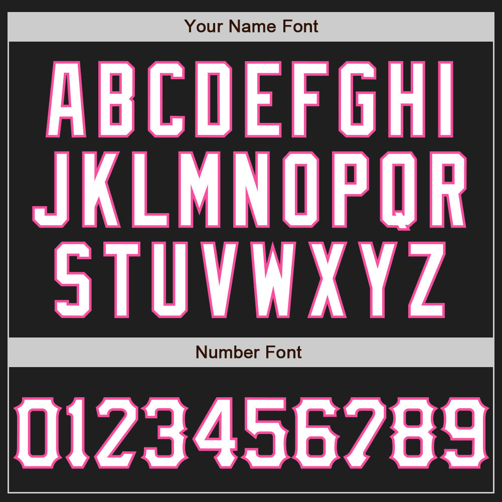 Custom Graffiti Pattern Black Kelly Green-Pink 3D Scratch Authentic Baseball Jersey