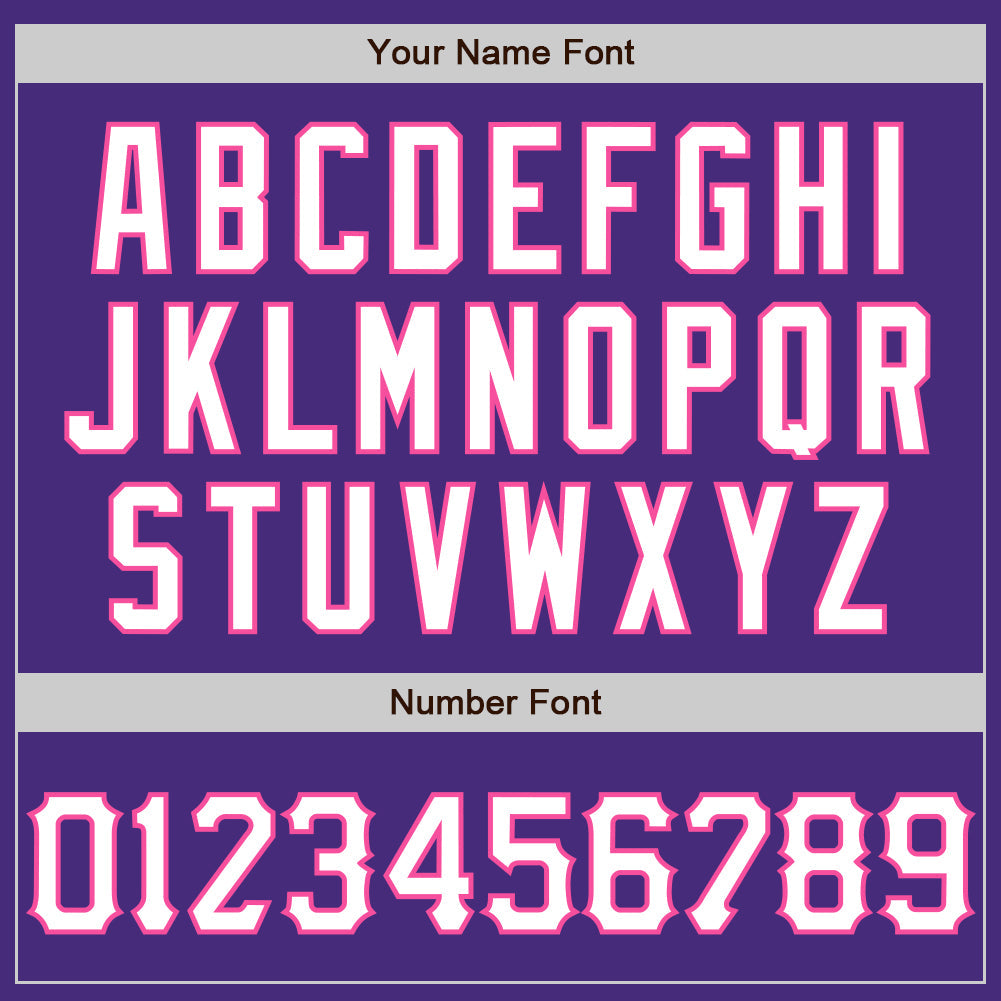Custom Graffiti Pattern Purple Light Blue-Pink 3D Scratch Authentic Baseball Jersey