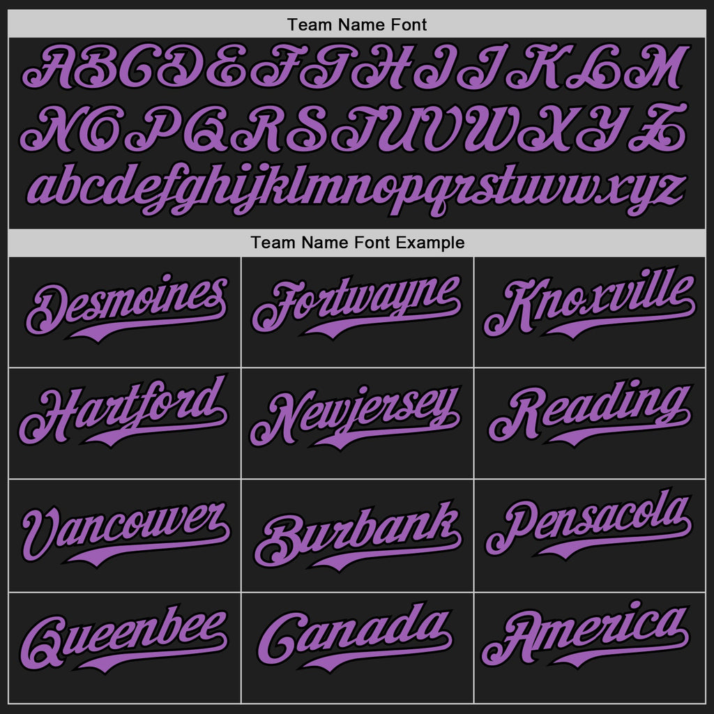 Custom Black Medium Purple-Medium Pink 3D Pattern Design Confetti Authentic Baseball Jersey