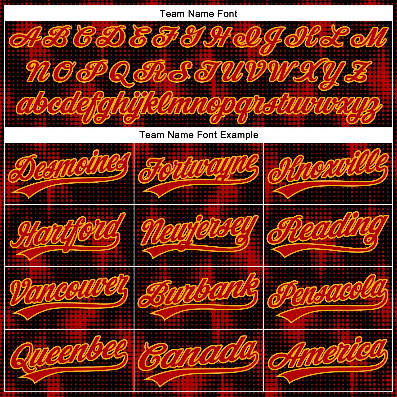 Custom Black Red-Gold 3D Pattern Design Halftone Dots Authentic Baseball Jersey