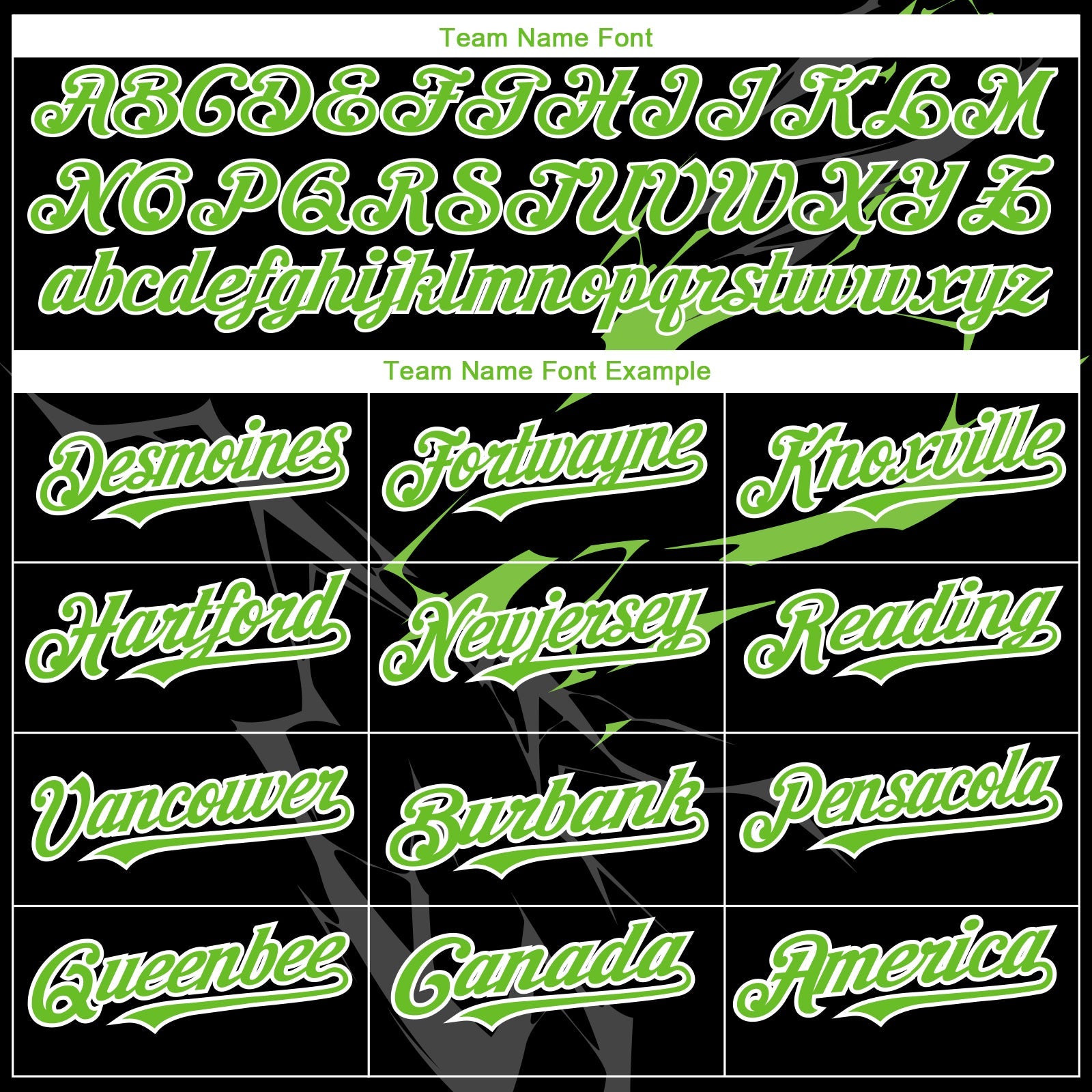 Custom Black Neon Green-White 3D Pattern Design Lightning Authentic Baseball Jersey