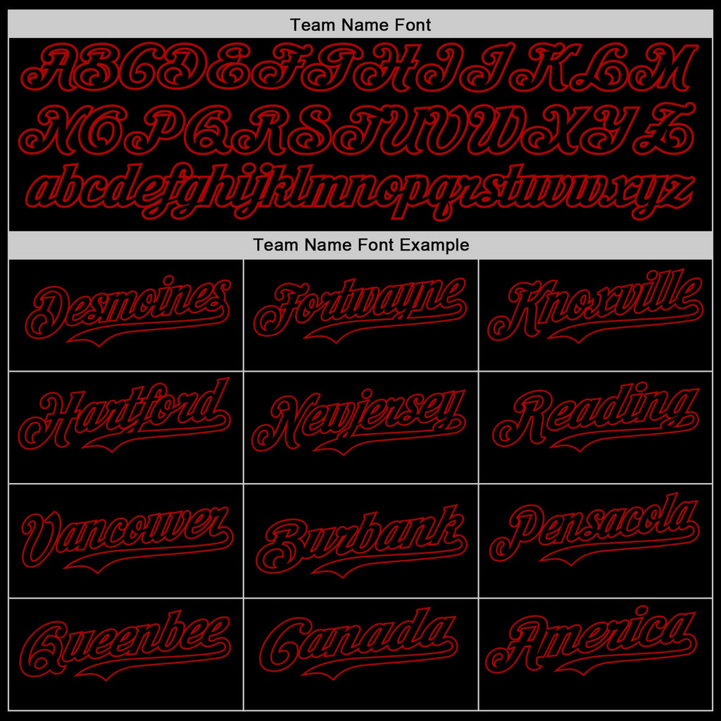 Custom Black Red 3D Pattern Design Rave Halloween Skull Authentic Baseball Jersey