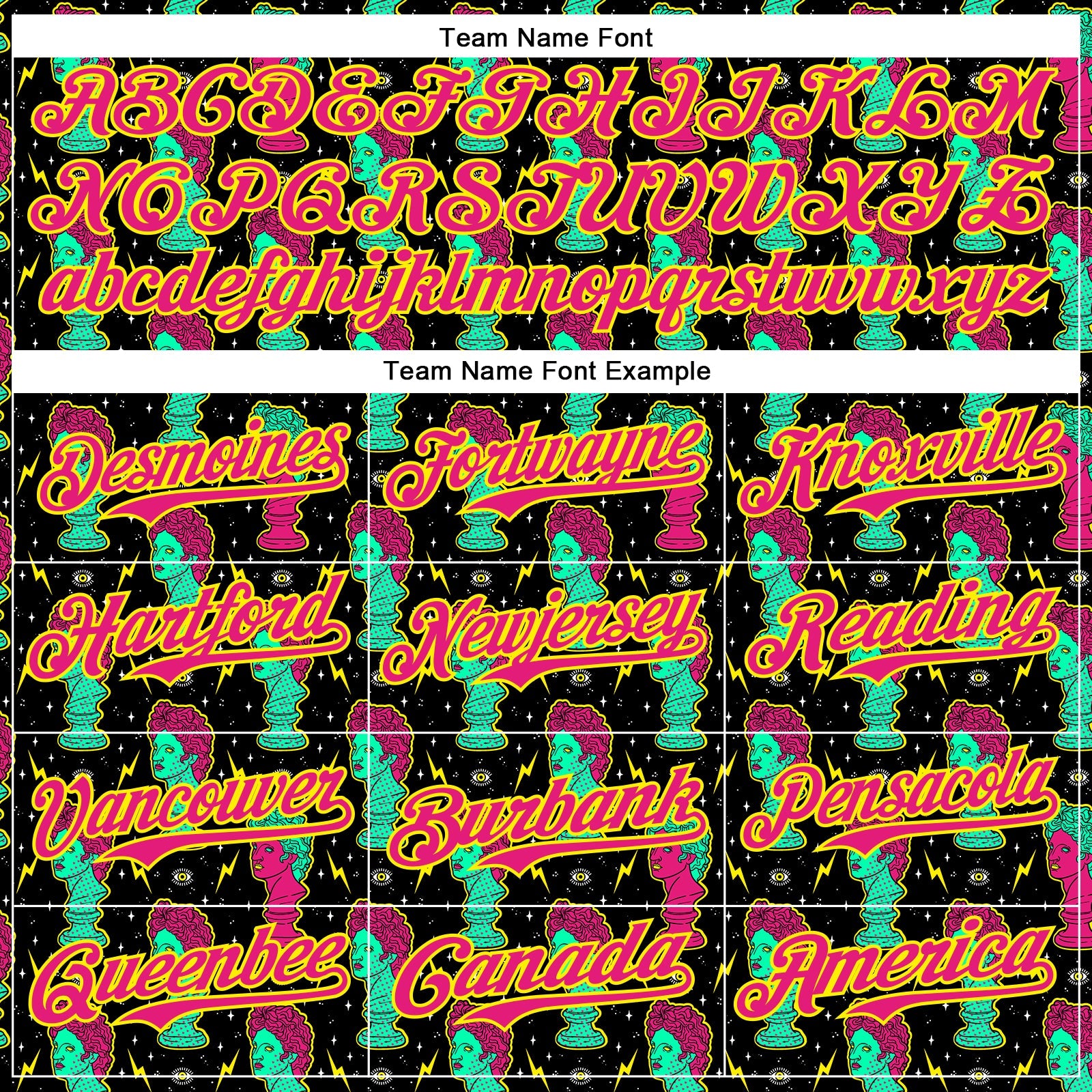 Custom Black Hot Pink-Light Yellow 3D Pattern Design Rave Psychedelic Sculpture Authentic Baseball Jersey