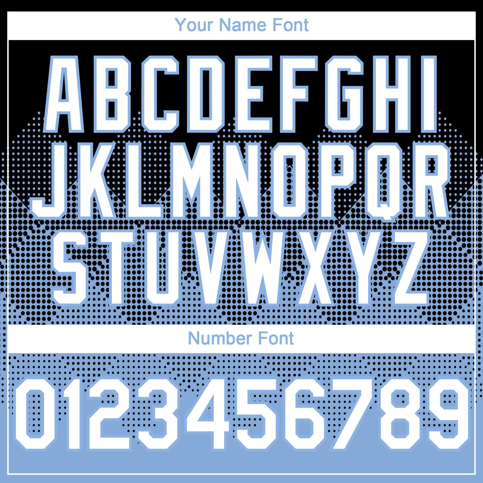 Custom Black White-Light Blue 3D Gradient Square Shape Authentic Baseball Jersey