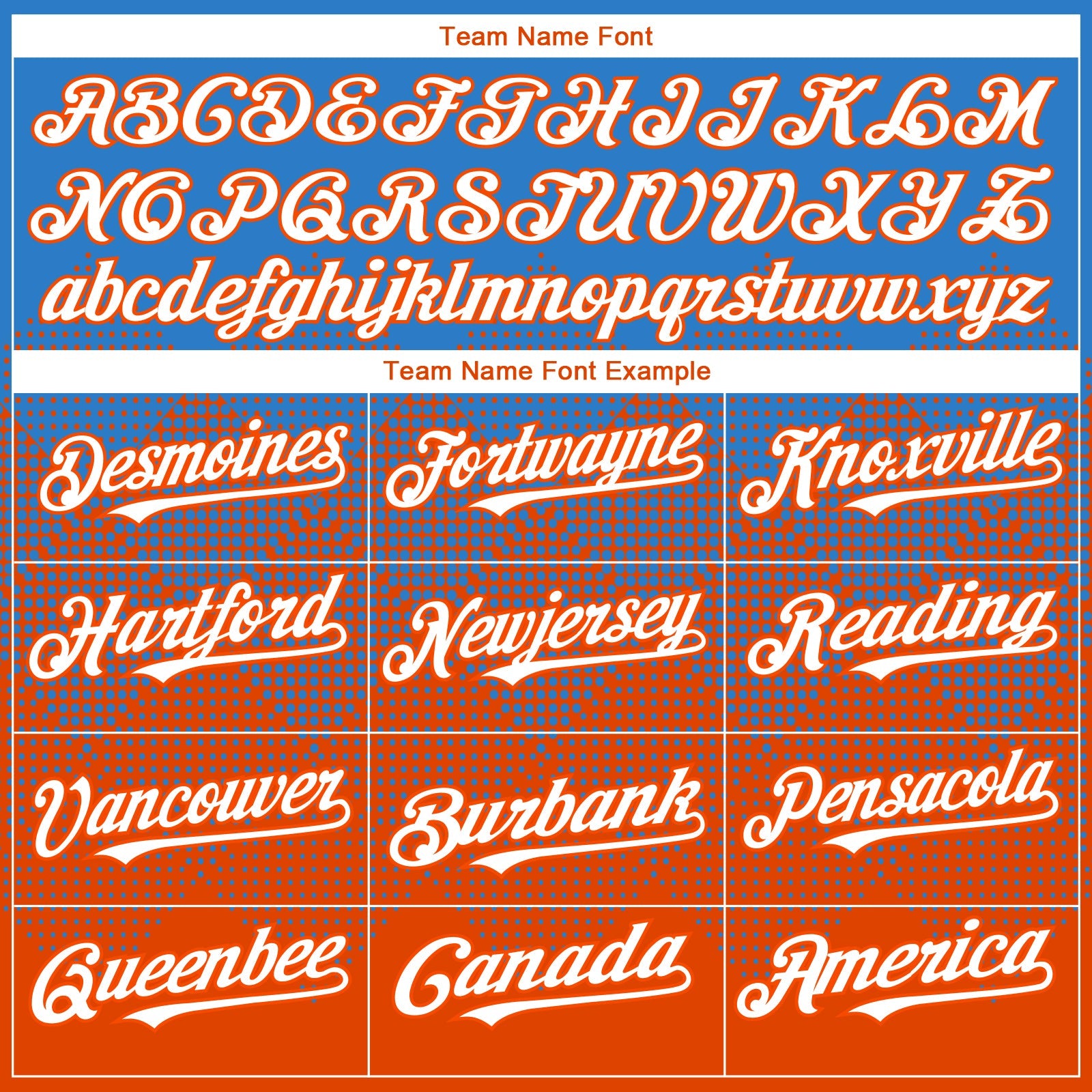 Custom Electric Blue White-Orange 3D Gradient Square Shape Authentic Baseball Jersey