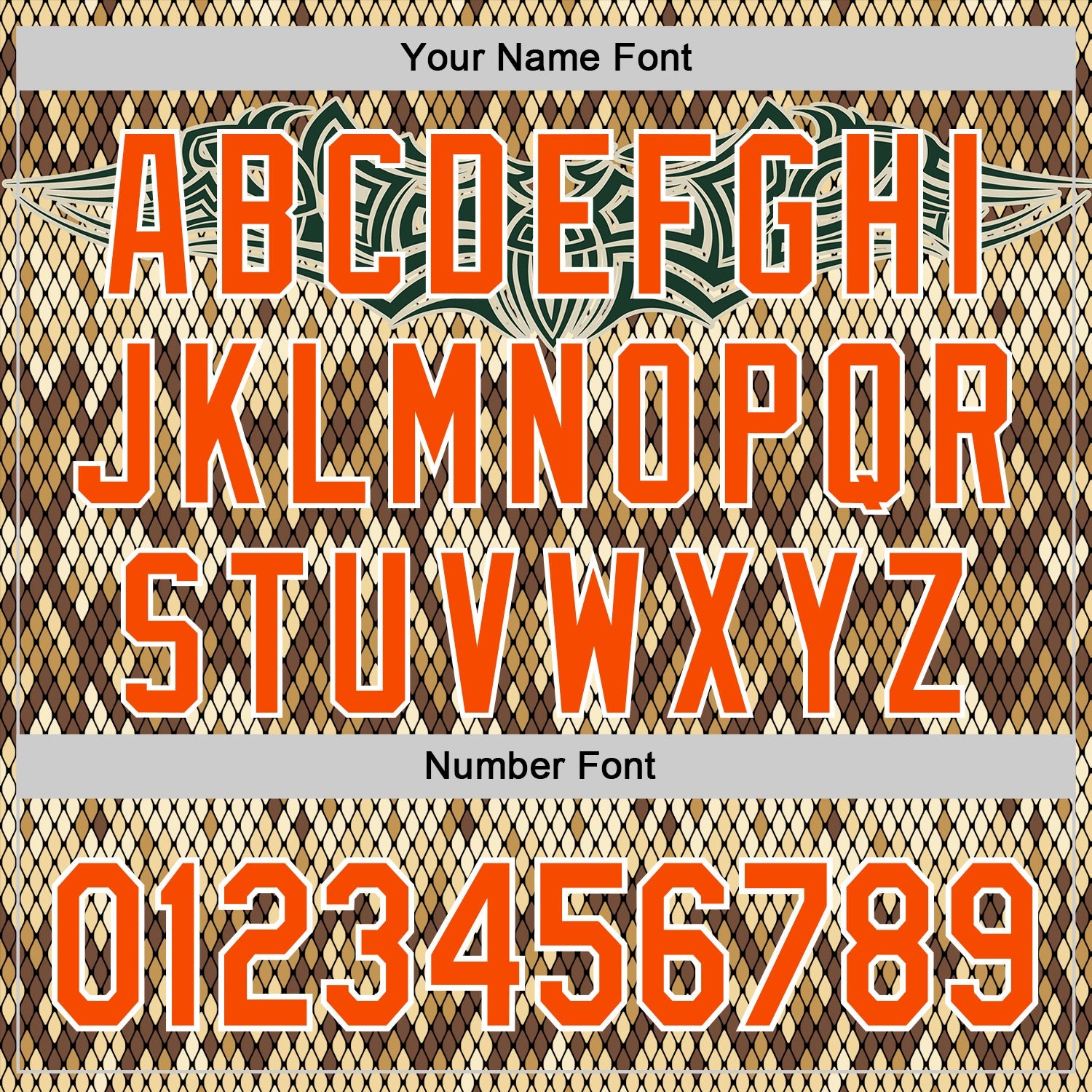 Custom Black Orange-White 3D Pattern Design Rave Party Animal Snake Python Print Authentic Baseball Jersey