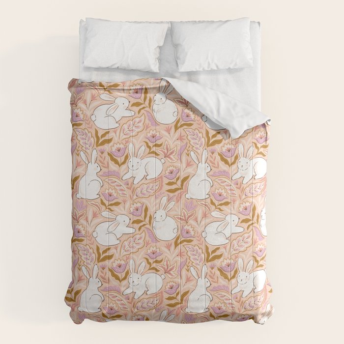 Funny bunny print Comforter Gallery Image 6