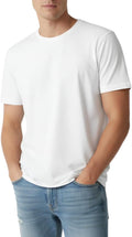 Men’s 100% Cotton T Shirts Premium Crew Neck, Regular Fit Tees for Men, Short Sleeve, Preshrunk Casual Basic Everyday T-Shirt