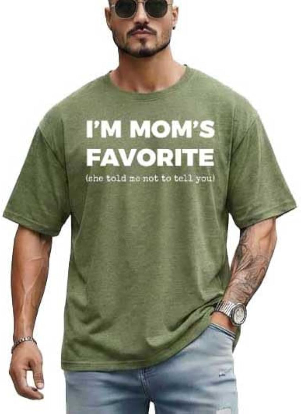 Men's Funny Novelty T Shirts Graphic Tees Gift Casual Short Sleeve Crewneck Summer Tops