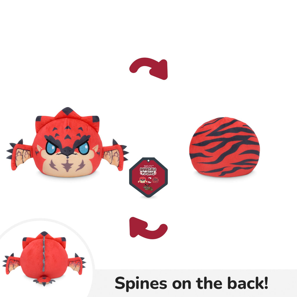 Rathalos & Monster Egg 4" Reversible Plushie