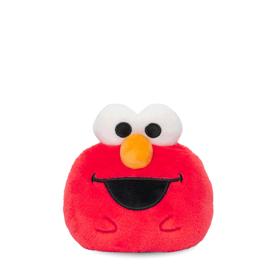 Elmo & Cookie Monster 4" Reversible Plushie