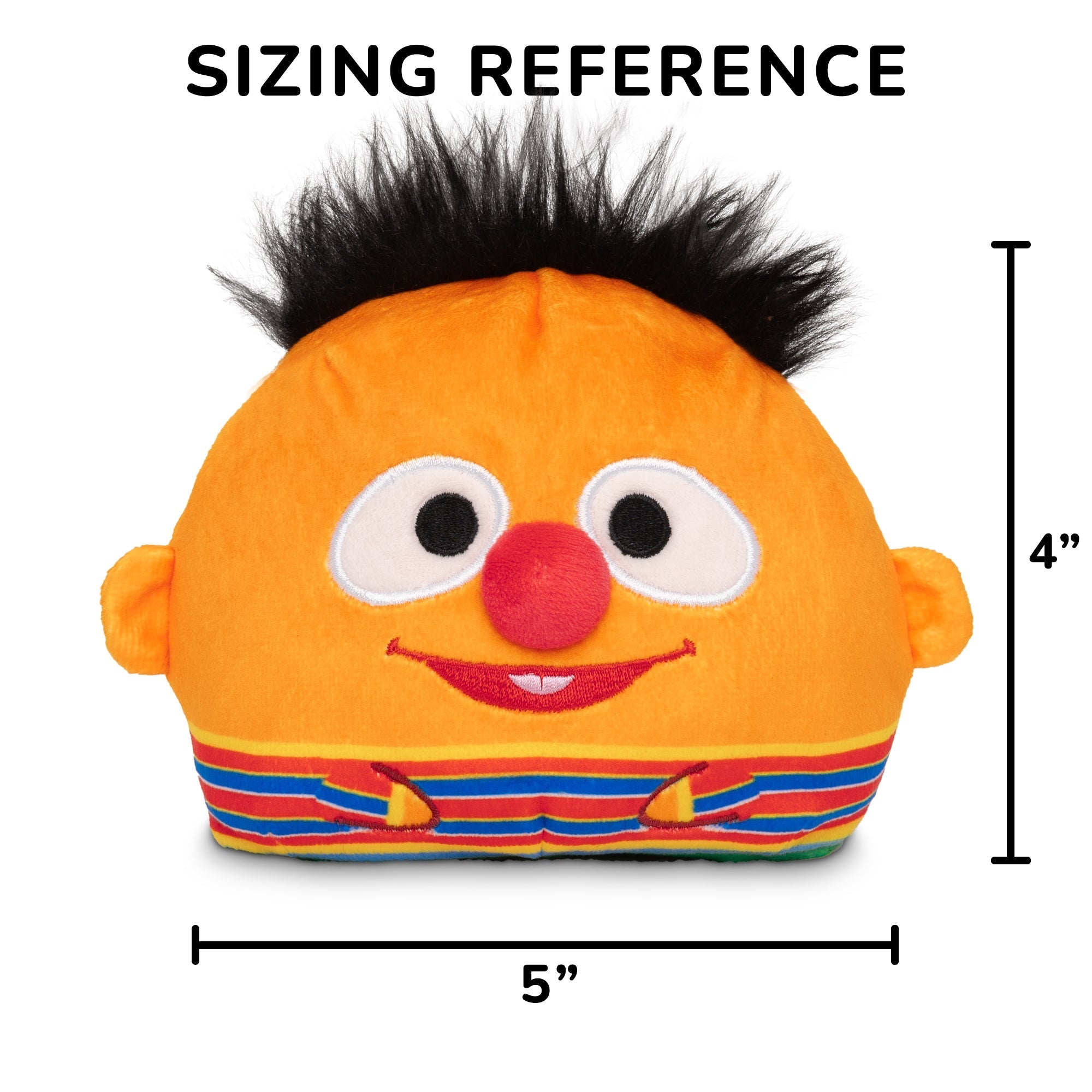 Bert & Ernie 4" Reversible Plushie