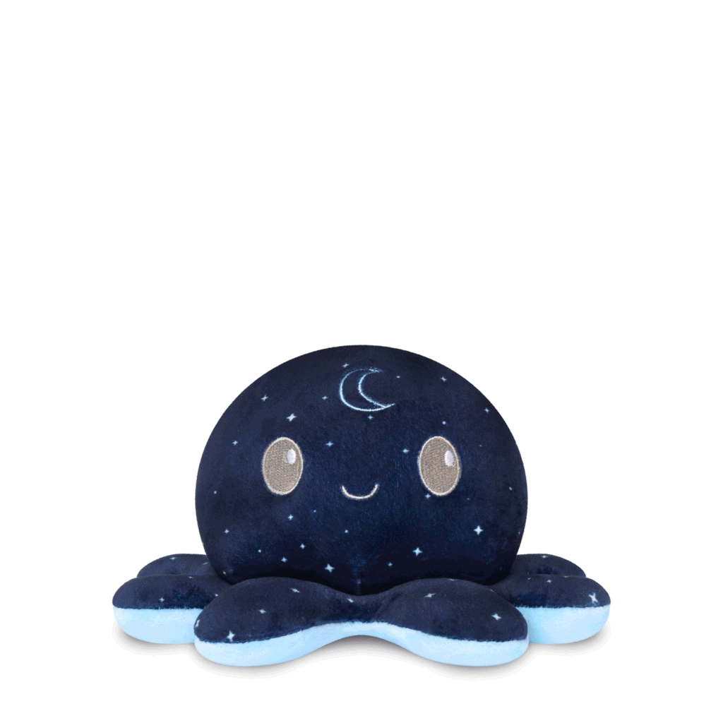 Plushiverse Night and Day Octopus 4" Reversible Plushie