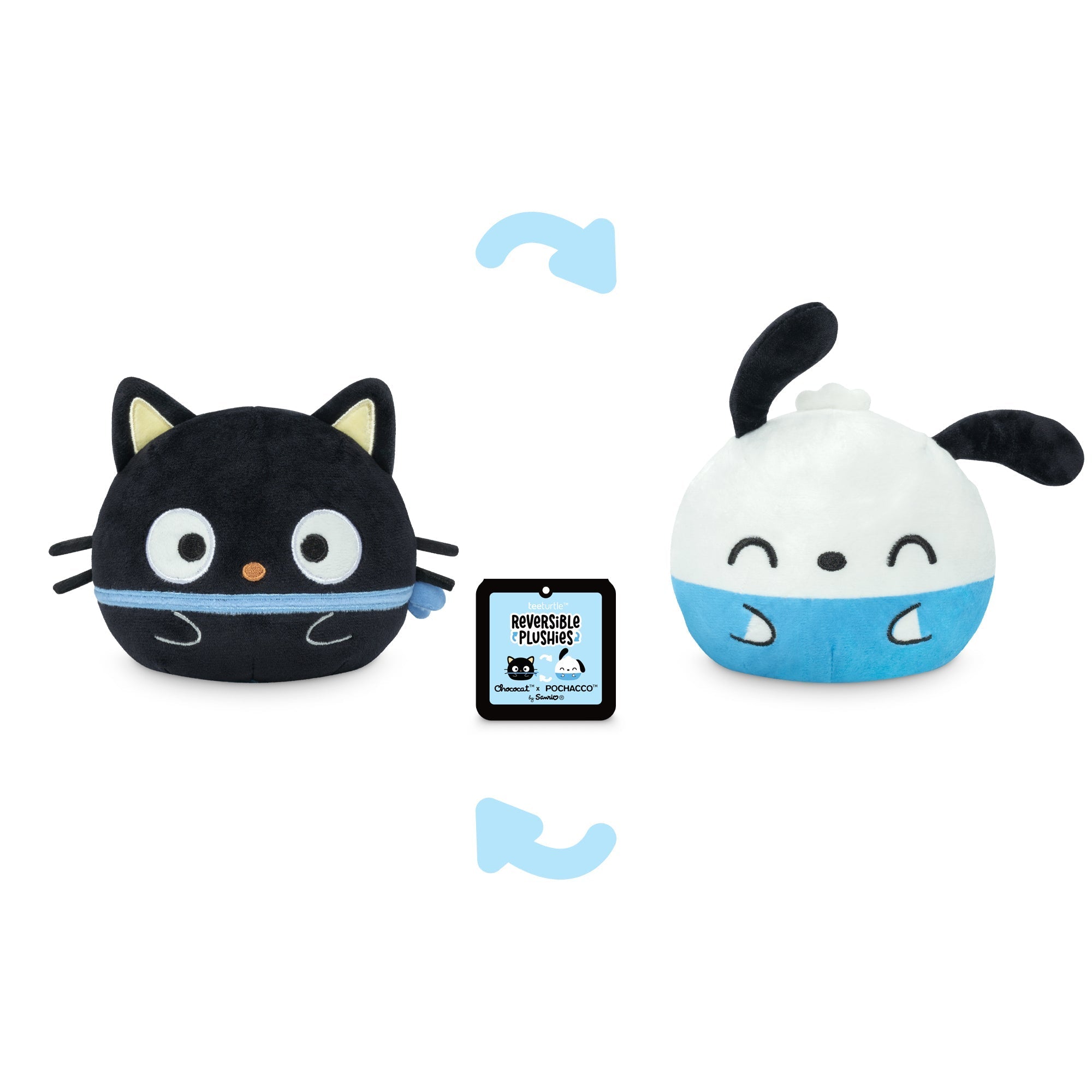 Chococat & Pochacco 4" Reversible Plushie