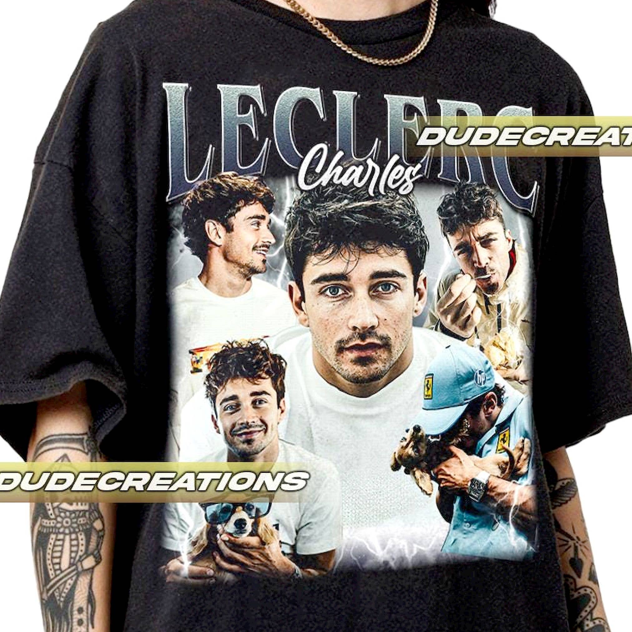 Limited Charles Leclerc Vintage Fan Tee Tee Unisex T-shirt, Sweatshirt, Hoodie (1)