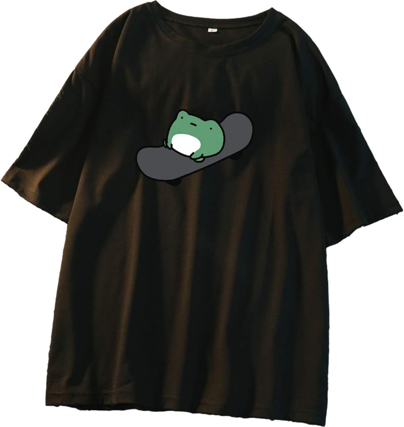 Summer Women Short Sleeve T-Shirt Cartoon Printing Pattern Kawaii Korean Tops