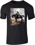 Death Dealer by Frank Frazetta Art Horror Graphic Tee T-Shirt for Men
