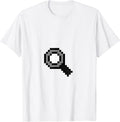 Pixel Art Magnifying Glass T-Shirt