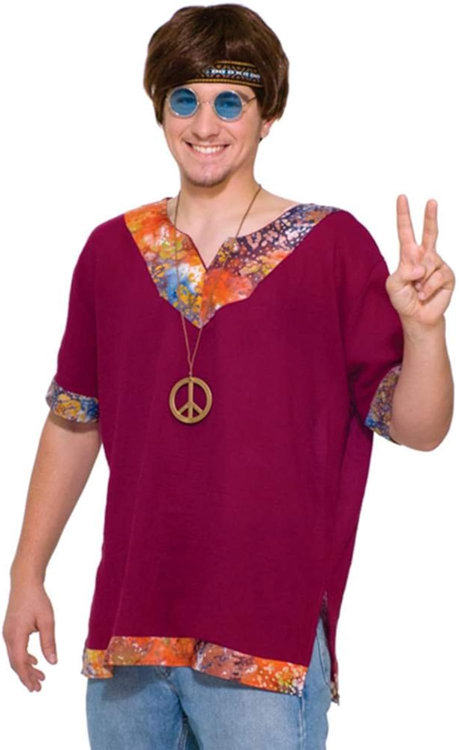 Novelties Men's 60's Hippie Revolution Groovy Shirt