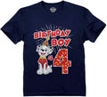 Marshall Fire Pup 4th Birthday Shirt for Boys - Paw Patrol Toddler T-Shirt - Fun Gift for 4 Year Old's Party