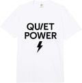 Quiet Power Lightning Minimalist Statement Comfort Colors Adult Heavyweight T-Shirt