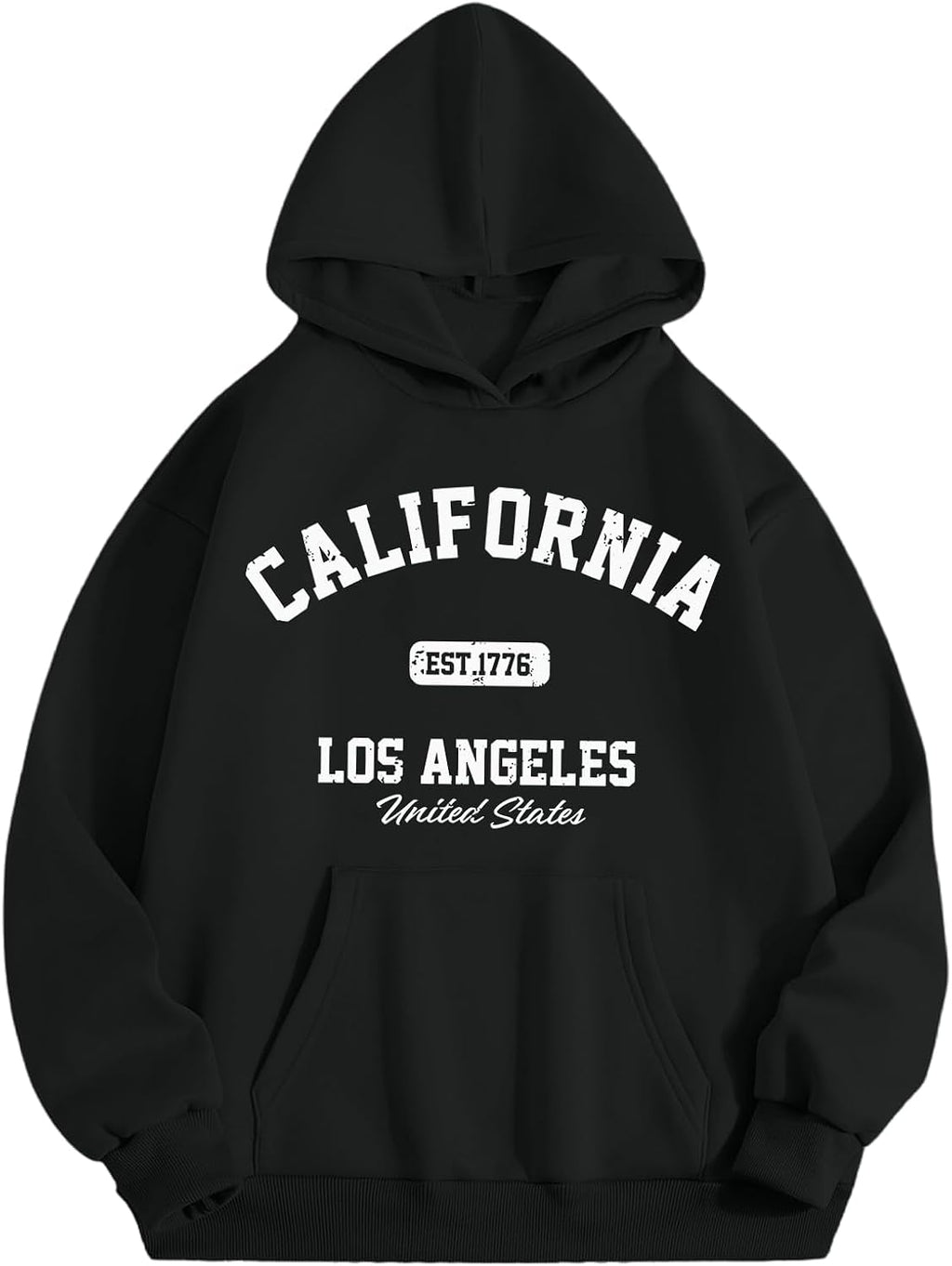 Girls Los Angeles Hoodie California Sweatshirt for Teens Cute Preppy Kids Hoodies Aesthetic Letter Graphic Pullover