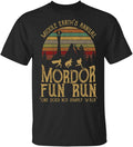 Middle Earth's Annual Mordor Fun Run one Does not Simply Walk T-Shirt for Men