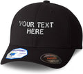 Flexfit Hats for Men & Women Custom Hat Personalized Text Dad Hats Baseball Cap