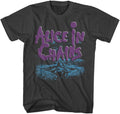 Alice in Chains Purple Logo Dirt Album Cover Adult Short Sleeve T Shirt 90s Vintage Style Graphic Tees