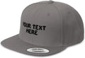 Snapback Hats for Men & Women Custom Hat Personalized Text Flat Bill Baseball Cap