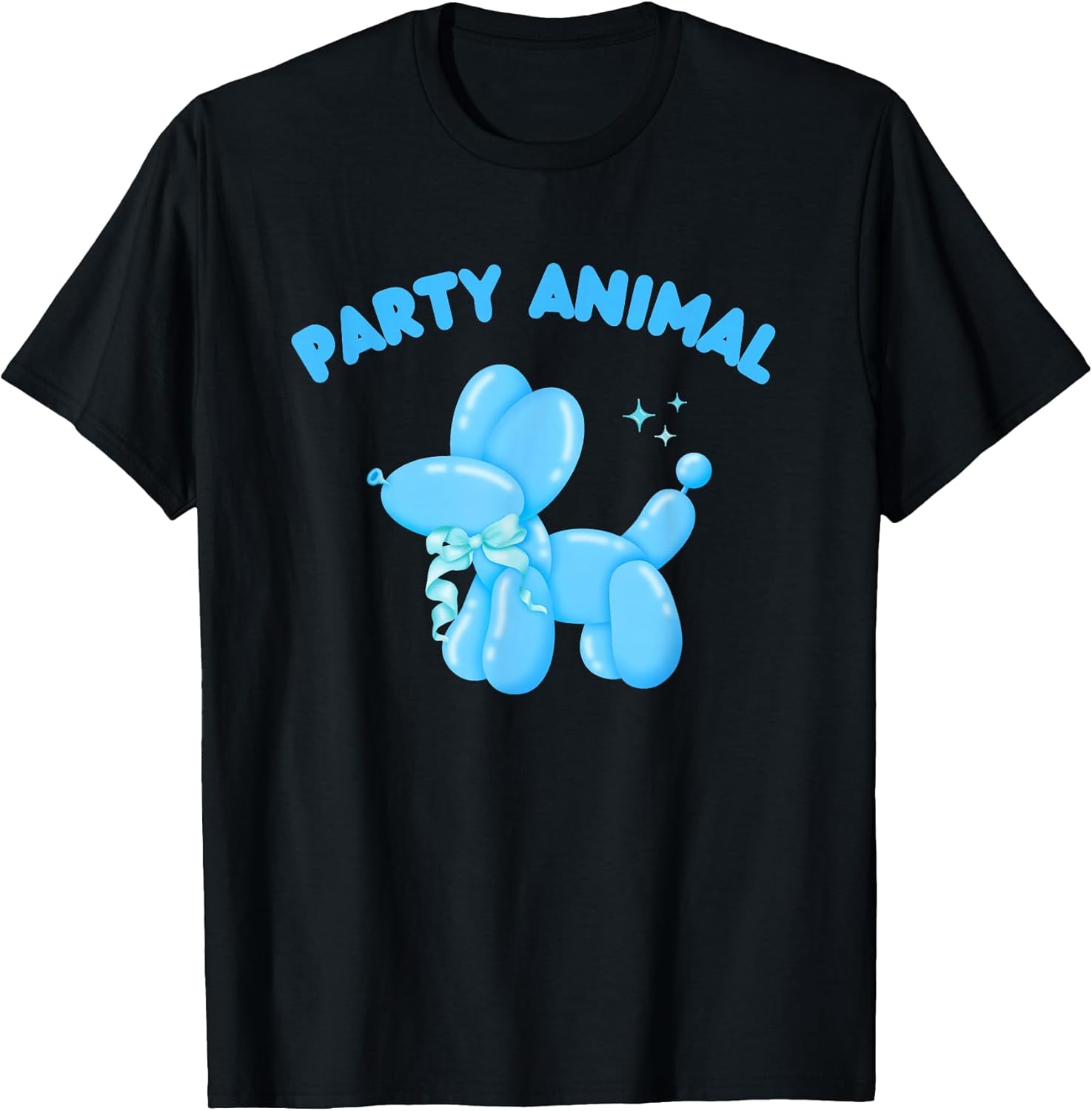 Party Animal Balloon Dog Fun Birthday Adults Kids Pop Art T-Shirt
