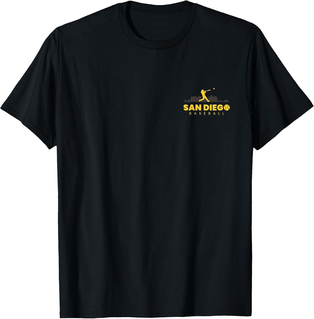 San Diego Baseball Vintage Minimalist Retro Baseball Lover T-Shirt