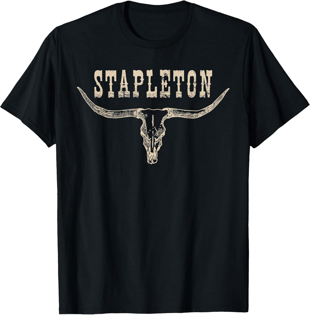 Vintage StapIeton Last Name Personalized 90s Style T-Shirt