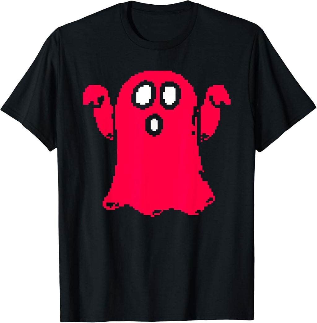 Funny Pixel Art Ghost T-Shirt