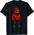 Cool Bear, Fashion Teddy Hip Hop Urban Bear T-Shirt