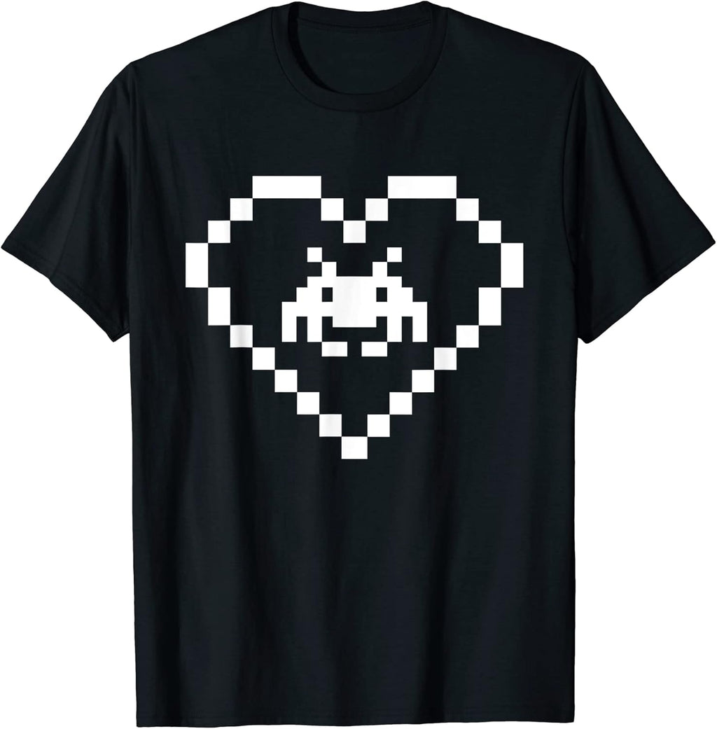 8-bit Pixel Art shirts, Gaming Character T-Shirt