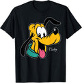 Pluto Big Face Retro Character Trip Matching T-Shirt