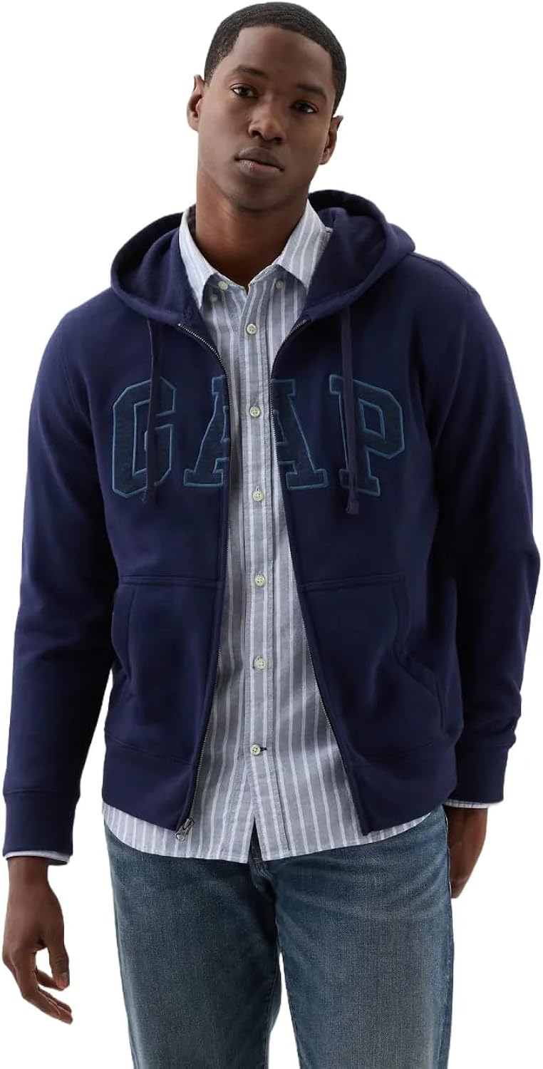 Logo Heritage Hoodie Hooded Full Zip Sweatshirt