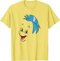 The Little Mermaid Flounder Big Face T-Shirt