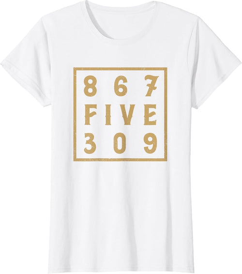 867-Five-309 80S Retro Vintage Men, Women 8675-309 Jenny T-Shirt