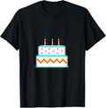 Birthday Cake Pixel Art T-Shirt