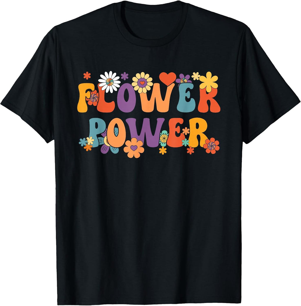 Flower Power | Groovy Vintage | Hippy Hippies T-Shirt